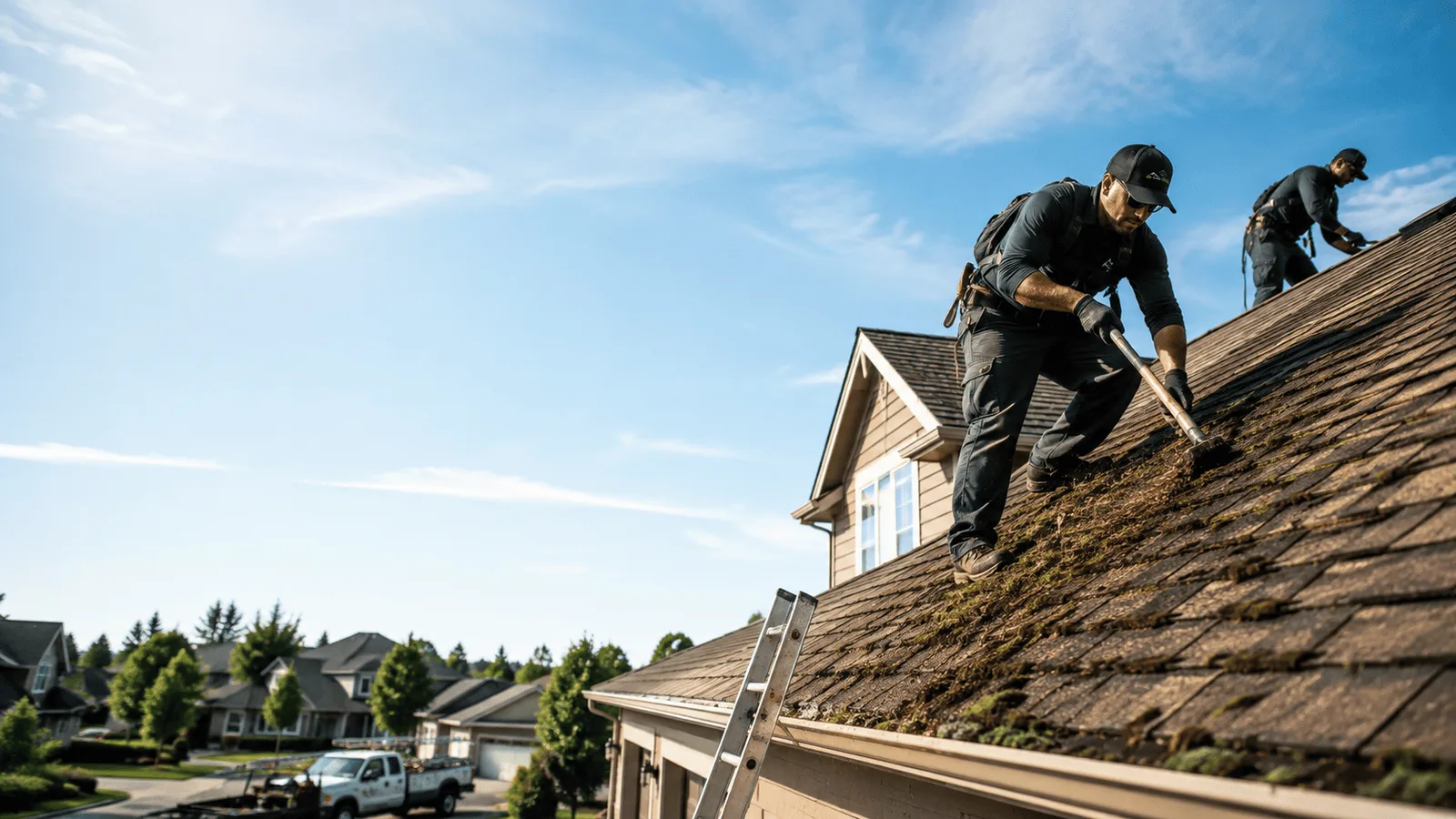 Roof Moss Removal in Lindsborg, KS near me